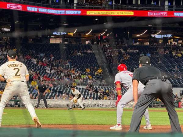 PNC Park, section: 8, row: A, seat: 9