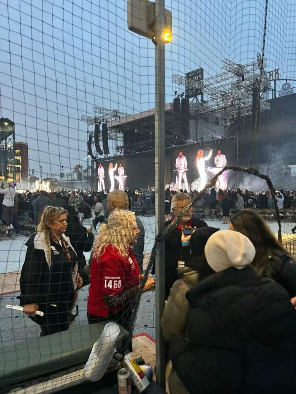 Oracle Park, section: 102, row: 1, seat: 2