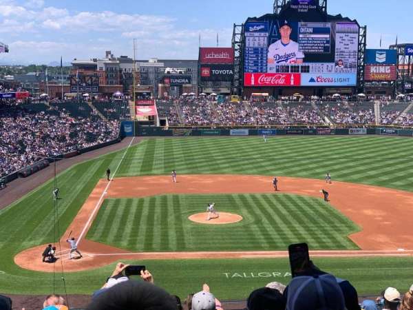 Coors Field, section: 225, row: 9, seat: 13