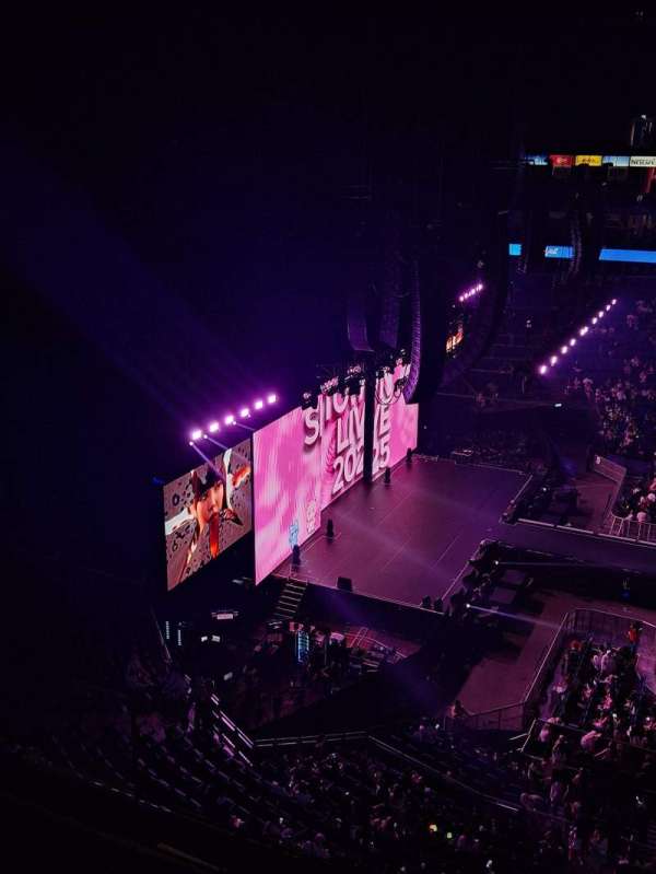 The O2, London, section: 402, row: Q, seat: 488