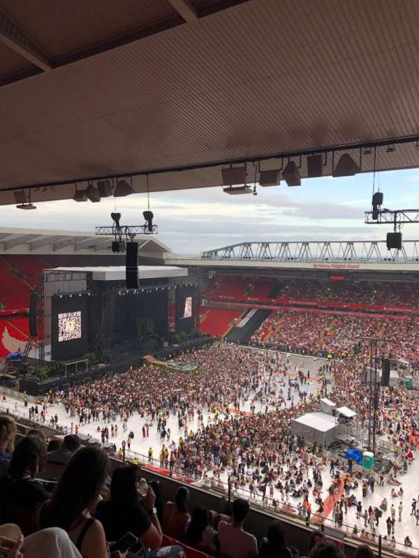 Anfield, section: U8, row: 65, seat: 218