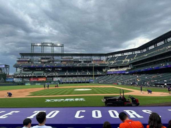 Coors Field, section: 137, row: 10, seat: 5