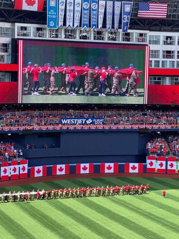 Rogers Centre, section: 530, row: 1, seat: 16