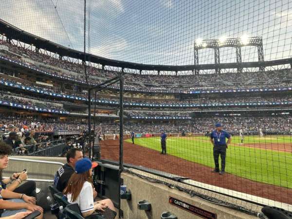 Citi Field, section: 110, row: B, seat: 8