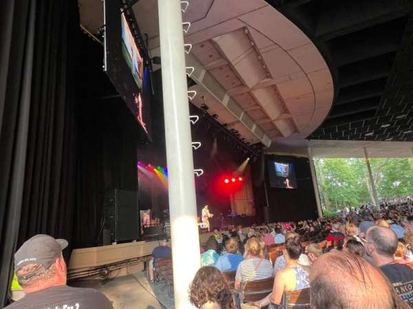 The Pavilion at the Ravinia Festival, section: Left Extra Chairs, row: 3, seat: 2