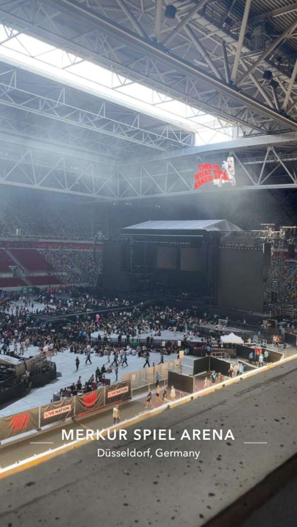 Merkur Spiel-Arena, section: 141, row: 1, seat: 7