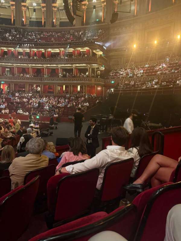 Royal Albert Hall, section: Stalls O, row: 6, seat: 138