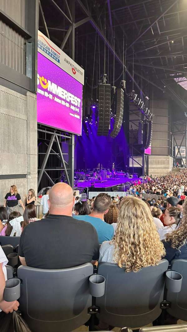American Family Insurance Amphitheater, section: 105, row: VV, seat: 33