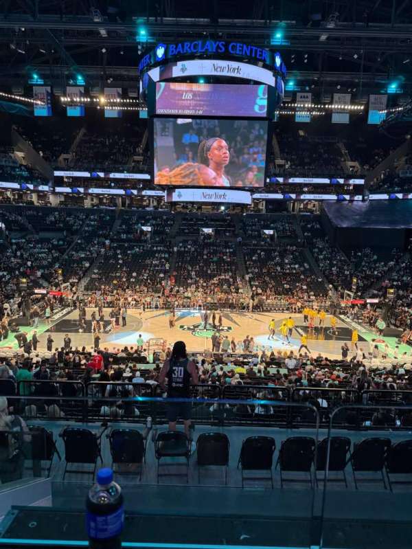 Barclays Center, section: 108, row: 6, seat: 10