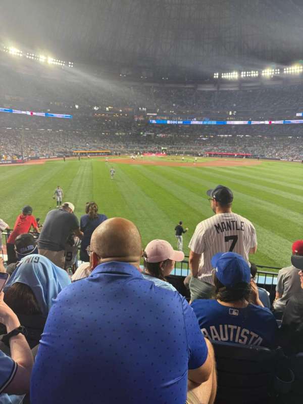 Rogers Centre, section: 102b, row: 1, seat: 12