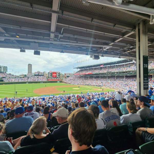 Wrigley Field, section: 210, row: 11, seat: 6