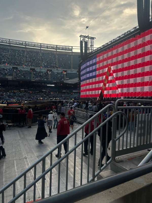 Soldier Field, section: 106, row: 1, seat: 13