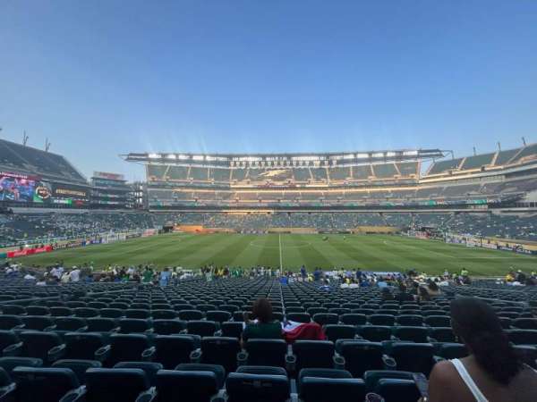Lincoln Financial Field, section: 101, row: 30, seat: 10
