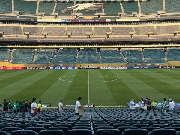 Lincoln Financial Field, section: 101, row: 30, seat: 9