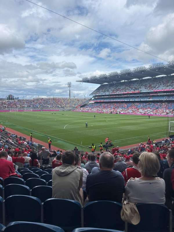 Croke Park, section: 324, row: Dd, seat: 8