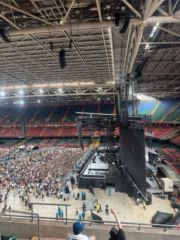 Principality Stadium, section: u5, row: 7, seat: 1