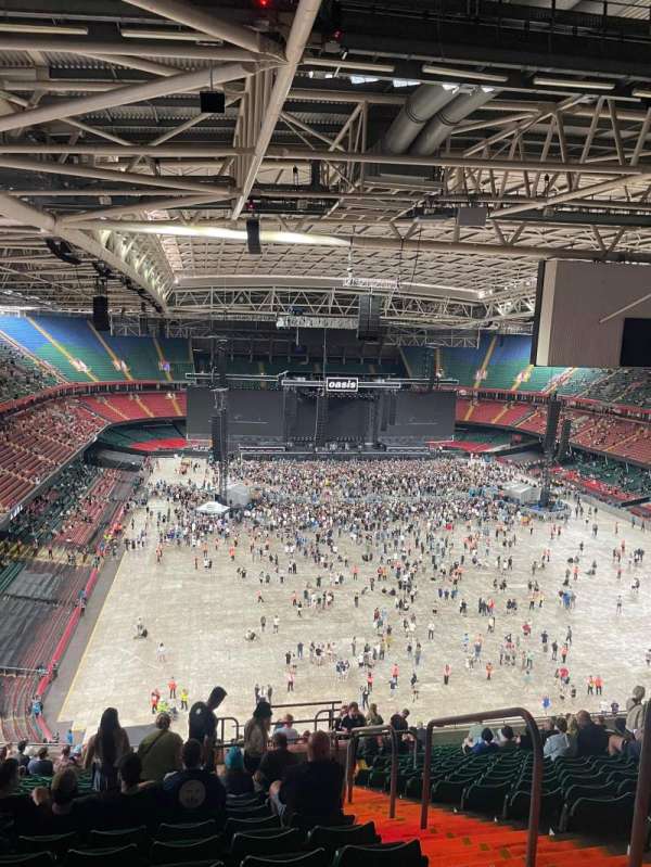 Principality Stadium, section: U21, row: 24, seat: 30