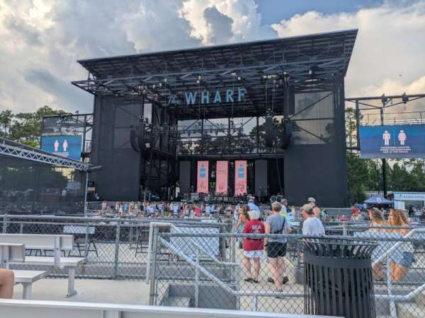 the wharf amphitheater, section: 202, row: F, seat: 1