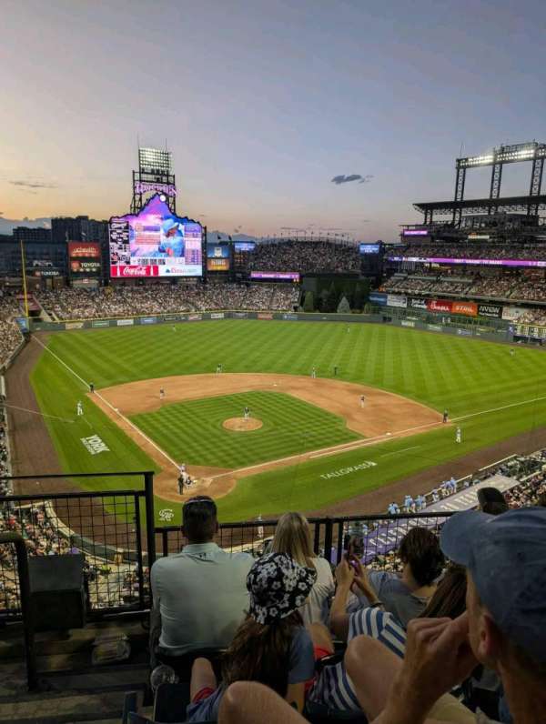 Coors Field, section: L328, row: 4, seat: 14
