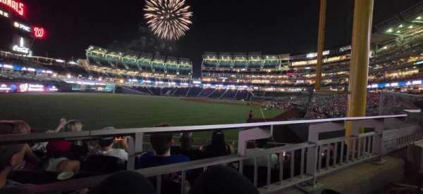 Nationals Park, section: 106, row: E, seat: 7