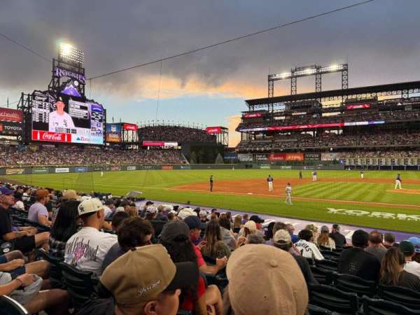 Coors Field, section: 137, row: 15, seat: 6