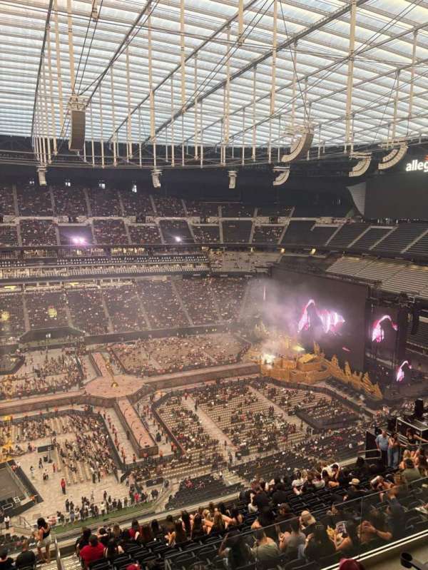 Allegiant Stadium, section: 438, row: 9, seat: 16