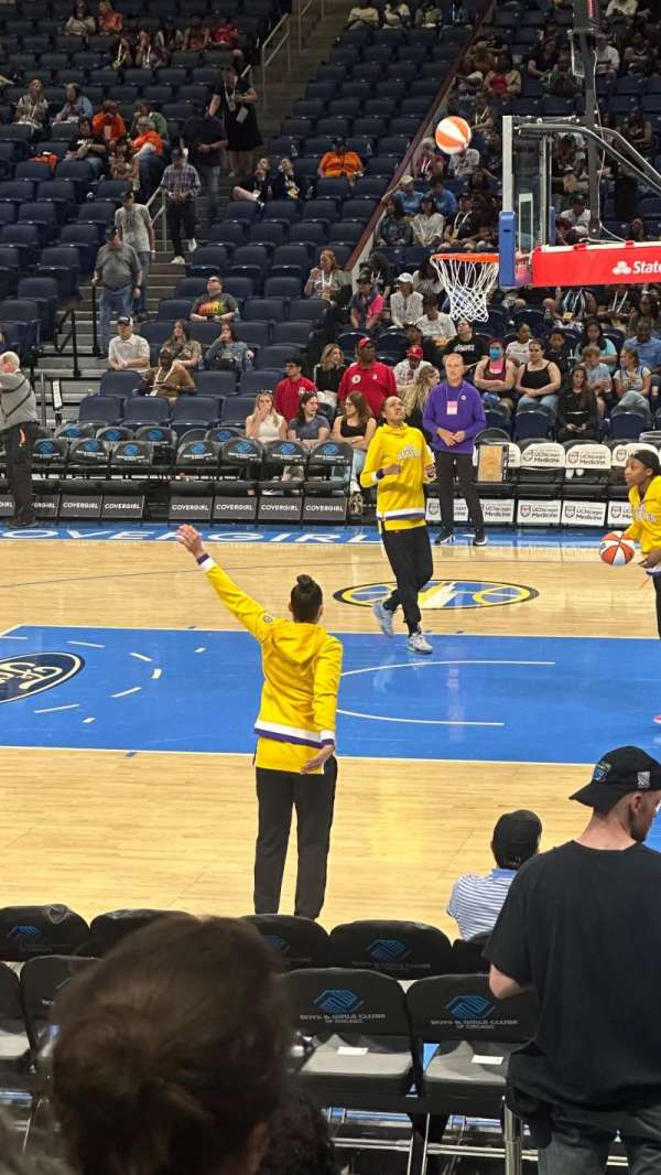 Wintrust Arena, section: 122, row: E, seat: 9