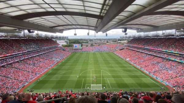 Croke Park, row: X, seat: 14