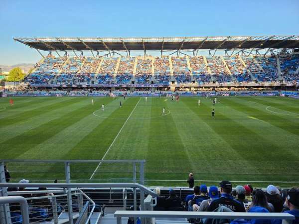 PayPal Park, section: 107, row: 8, seat: 14