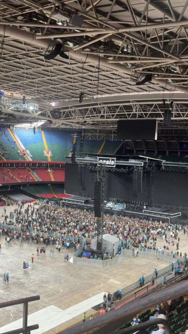 Principality Stadium, section: U14, row: 15, seat: 28