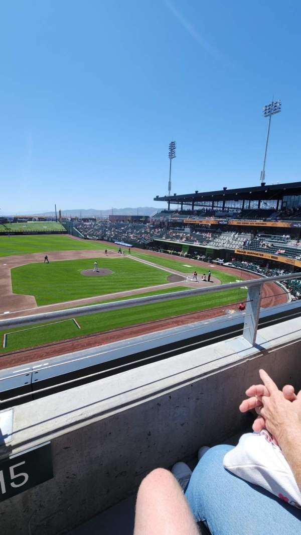 The Ballpark at America First Square, section: 215, row: 1, seat: 22