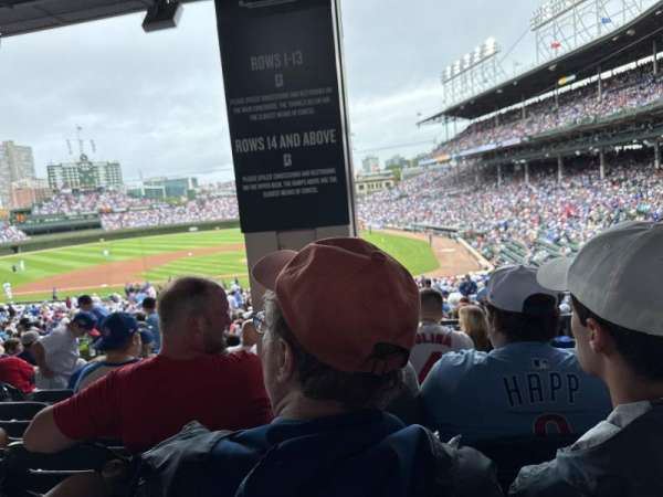 Wrigley Field, section: 114, row: 9, seat: 6