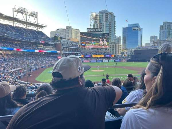 Petco Park, section: Premier Club K, row: 4, seat: 3