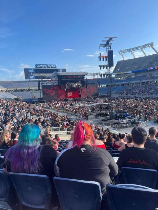 Camping World Stadium, section: 101, row: BB, seat: 6