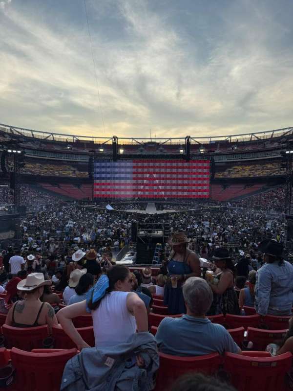 Northwest Stadium, section: 132, row: 20, seat: 12