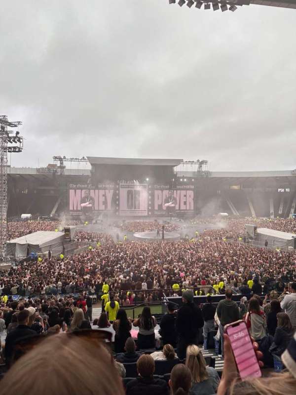 Hampden Park, section: O2, row: EE, seat: 61
