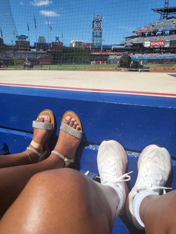 Citizens Bank Park, section: 131, row: 1, seat: 12