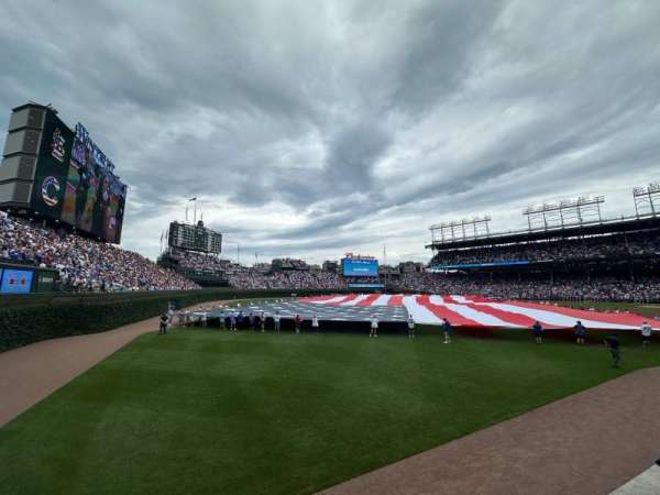 Wrigley Field, section: 102, row: 5, seat: 4
