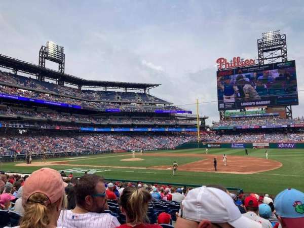 Citizens Bank Park, section: 114, row: 21, seat: 12
