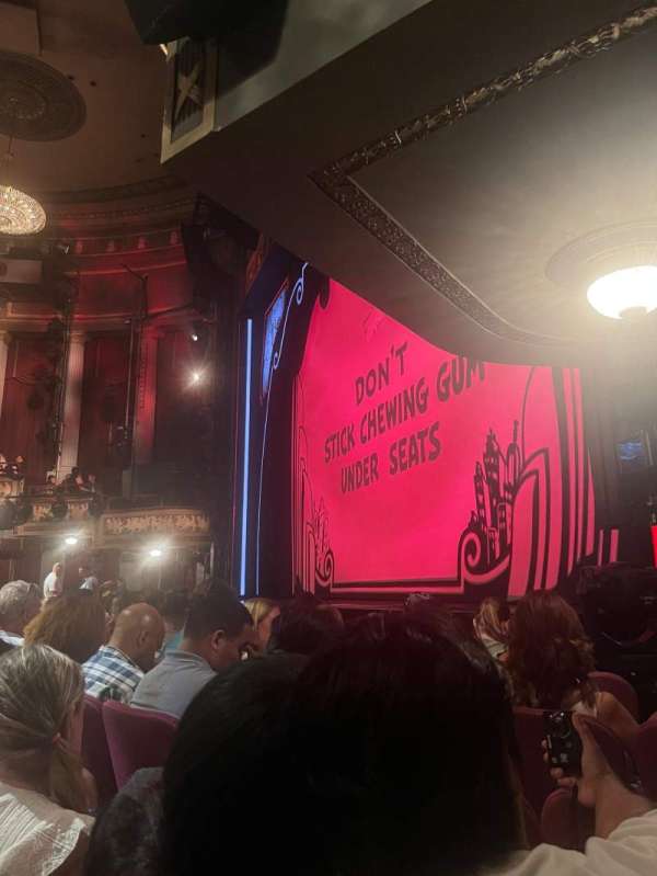 Broadhurst Theatre, section: Orchestra R, row: E, seat: 22