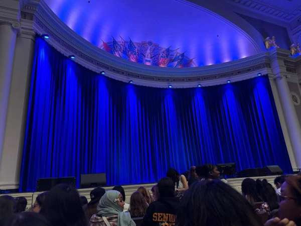 DAR Constitution Hall, section: Orchestra, row: F