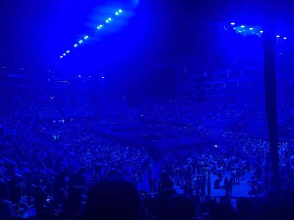 The O2, London, section: 114, row: W, seat: 427