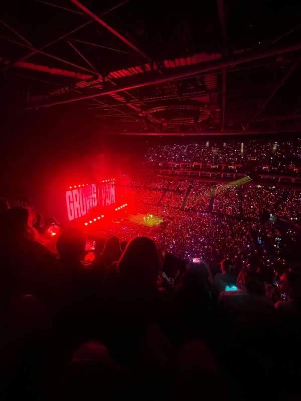 The O2, London, section: 404, row: D, seat: 546