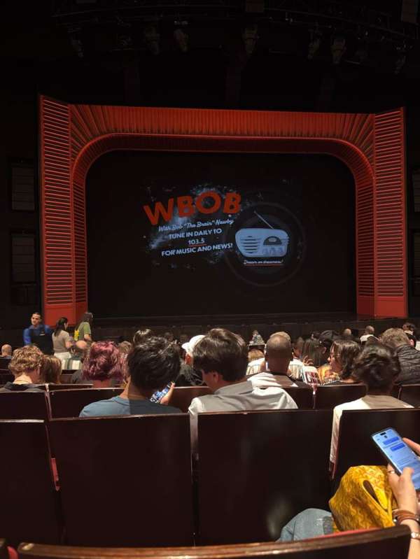 Marquis Theatre, section: Orchestra C, row: P, seat: 108