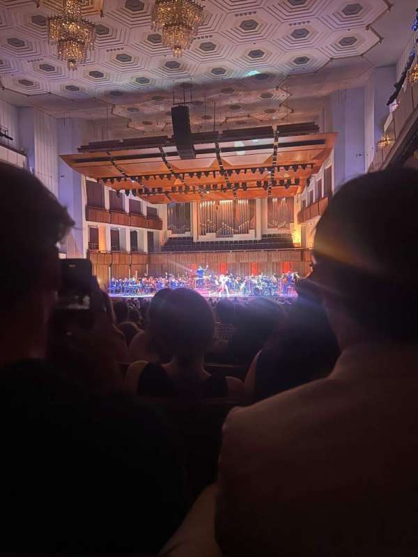 The Kennedy Center Concert Hall, section: Orchestra Rear R, row: KK, seat: 12