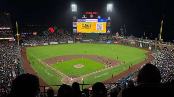 Oracle Park, section: VB314, row: E, seat: 10