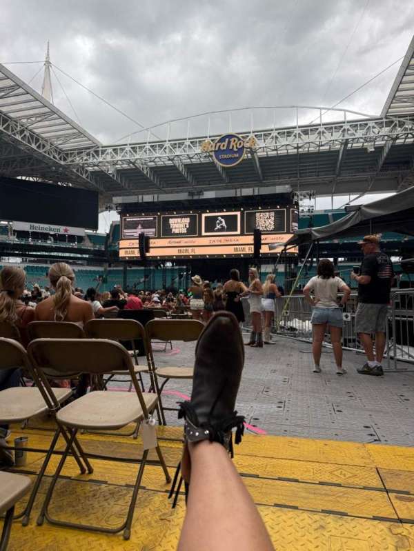 Hard Rock Stadium, section: Floor C2, row: 22, seat: 24