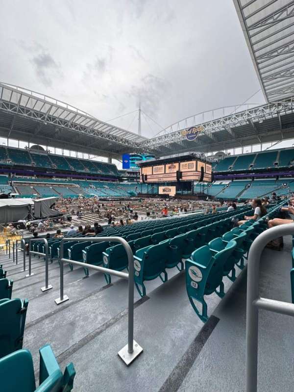Hard Rock Stadium, section: 121, row: 14, seat: 1