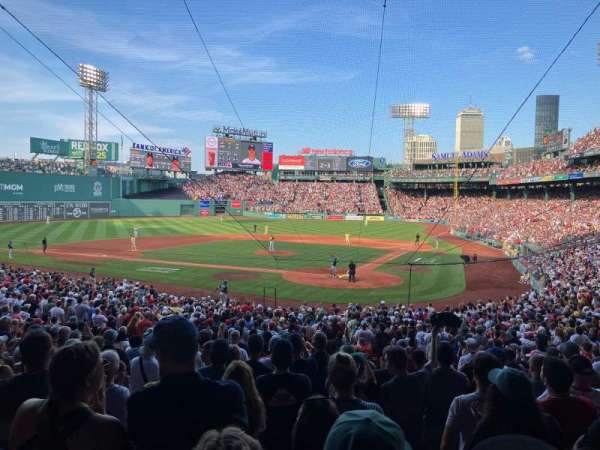 Fenway Park, section: Grandstand 23, row: 4, seat: 2