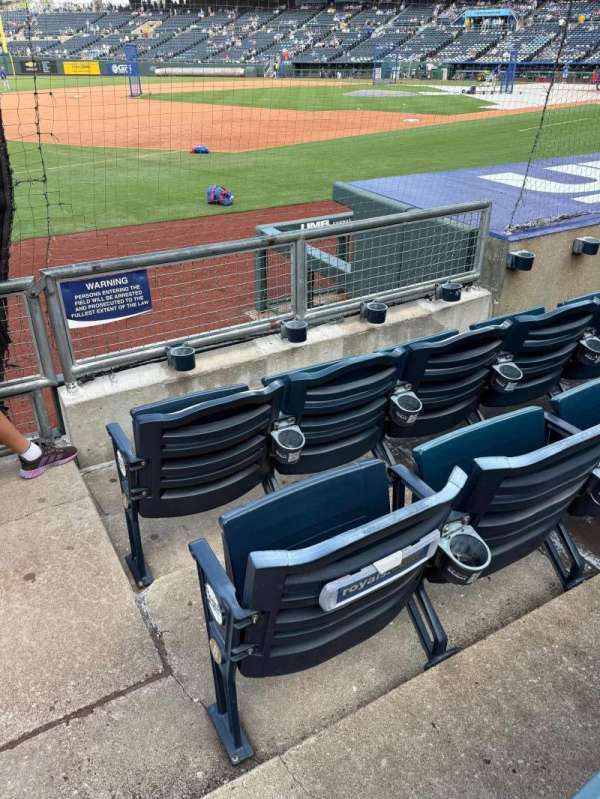 Kauffman Stadium, section: 116, row: B, seat: 1